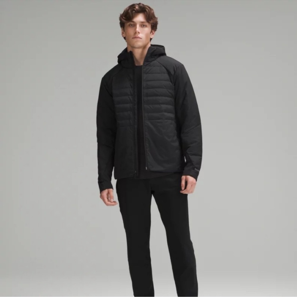 Lululemon Down for It All Black Hoodie Jacket- Extra Large - Picture 2 of 15